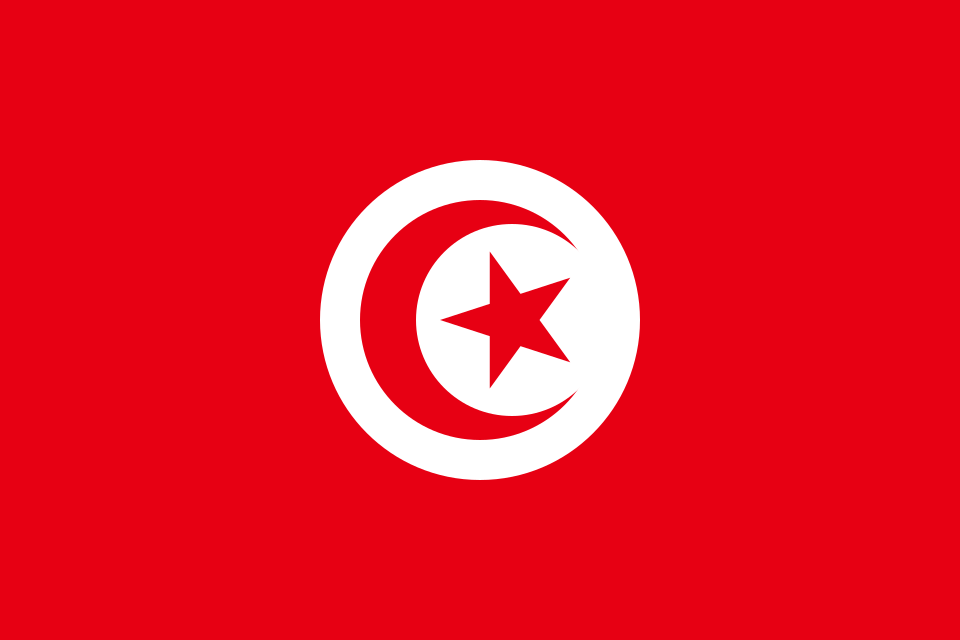 Image of the flag of Tunisia