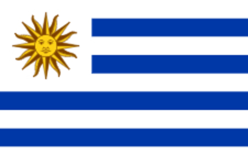 Image of the Flag of Uruguay.